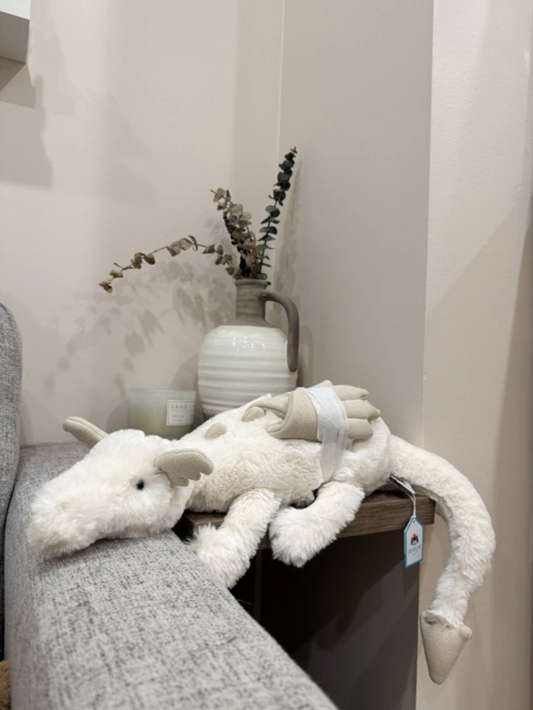 全新Jellycat正品|白色夢幻雪龍 / 白色雪龍 🤍 50公分 Snow Dragon