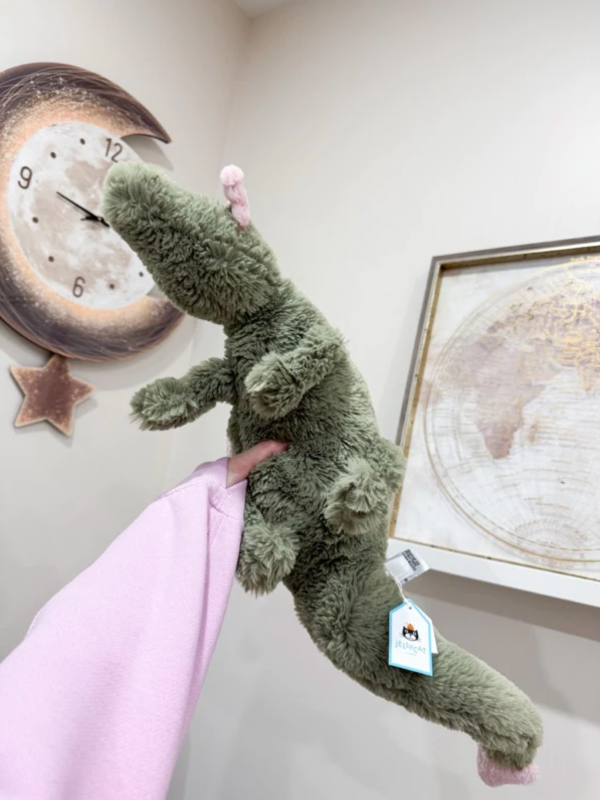 全新 Jellycat 正品|抹茶龍 / 抹茶綠粉色雪龍 💚🍵 50公分 (2025新品 Malachy Dragon Large