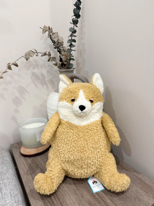 全新 Jellycat 正品|胖胖柯基犬/ 慵懶小狗 🐶 26公分(絕版品 Amore Corgi