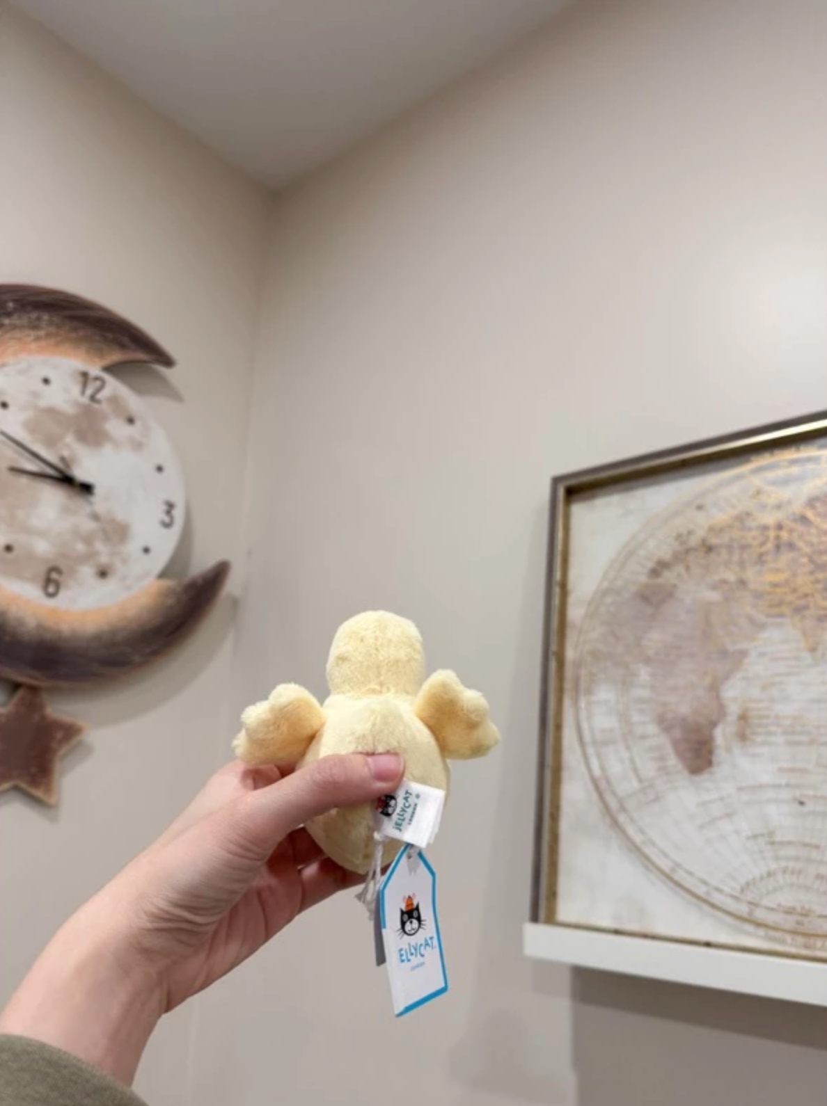 全新Jellycat正品|Fluffy 毛茸茸小黃鴨/ 黃色小鴨11公分 (2025 新品 Fluffy Duck