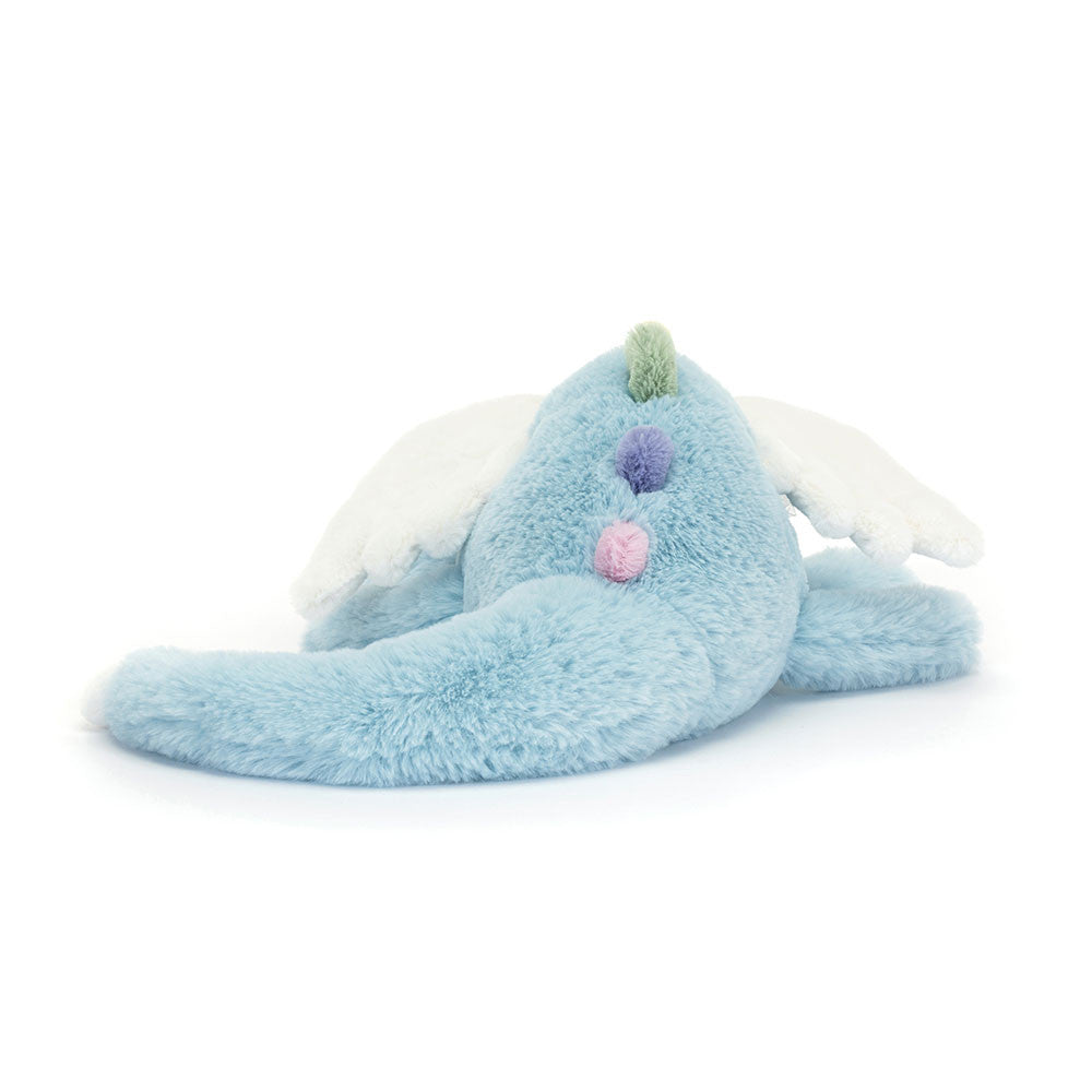 全新Jellycat正品|天空藍雪龍/天空龍 彩虹背鰭 🩵💙 50公分 Sky Dragon(台灣缺貨熱銷款