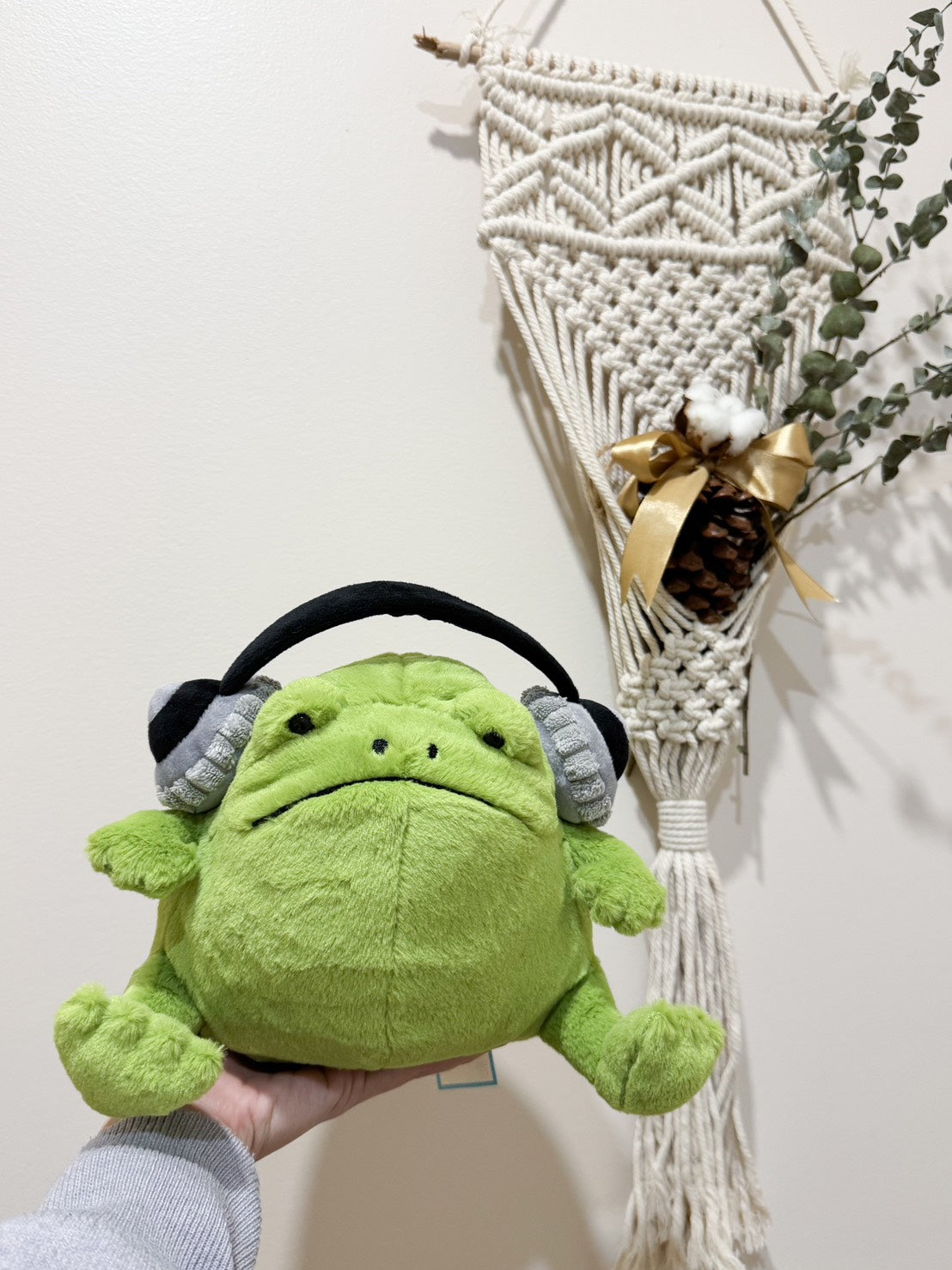 全新 Jellycat 正品|搖滾耳機哭哭蛙/大眼蛙🐸 Ricky Rain Frog Headphones