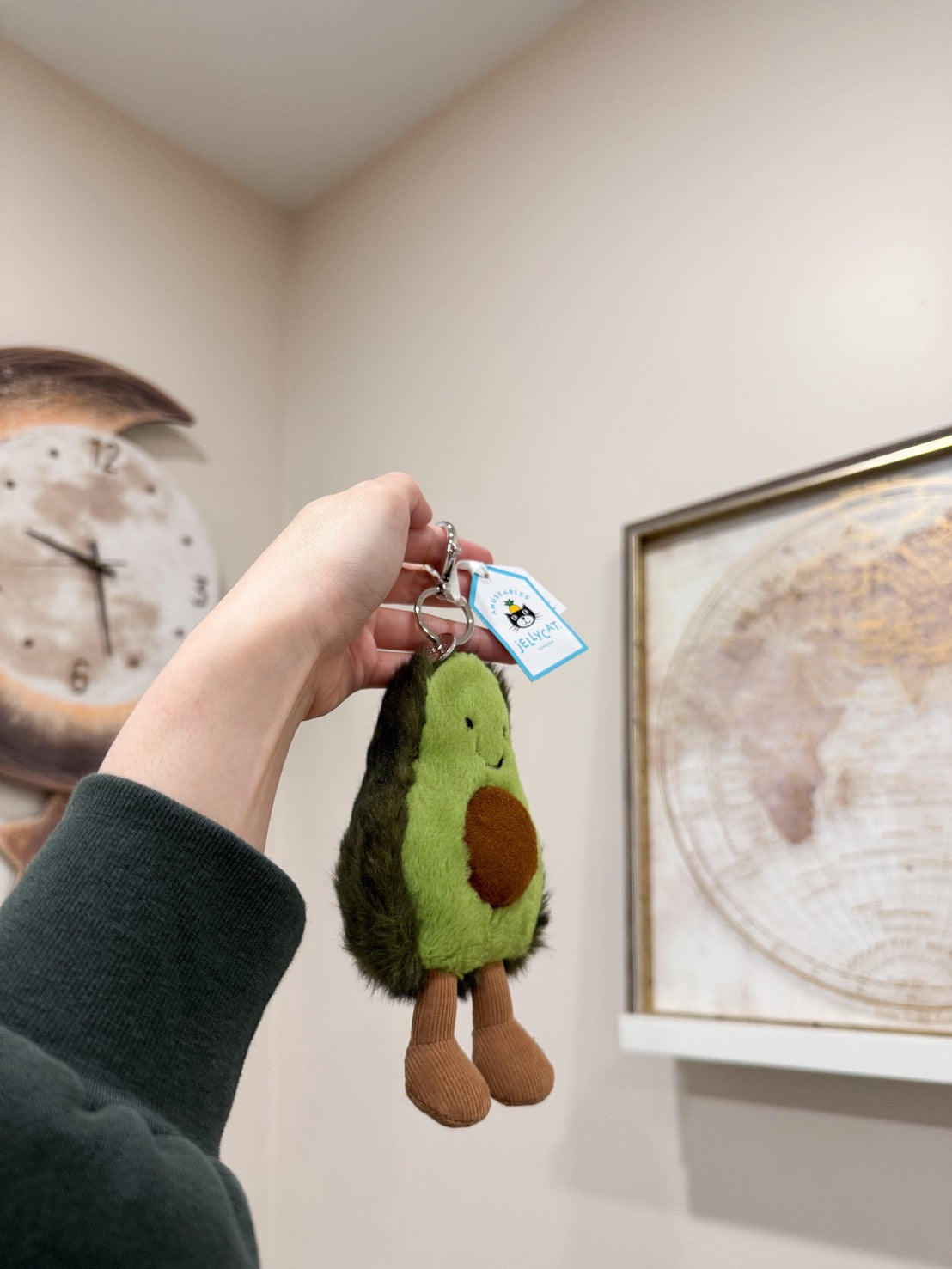 全新 Jellycat 正品|趣味酪梨🥑吊飾/鑰匙圈(台灣絕版品 Amuseable Avocado Bag Charm