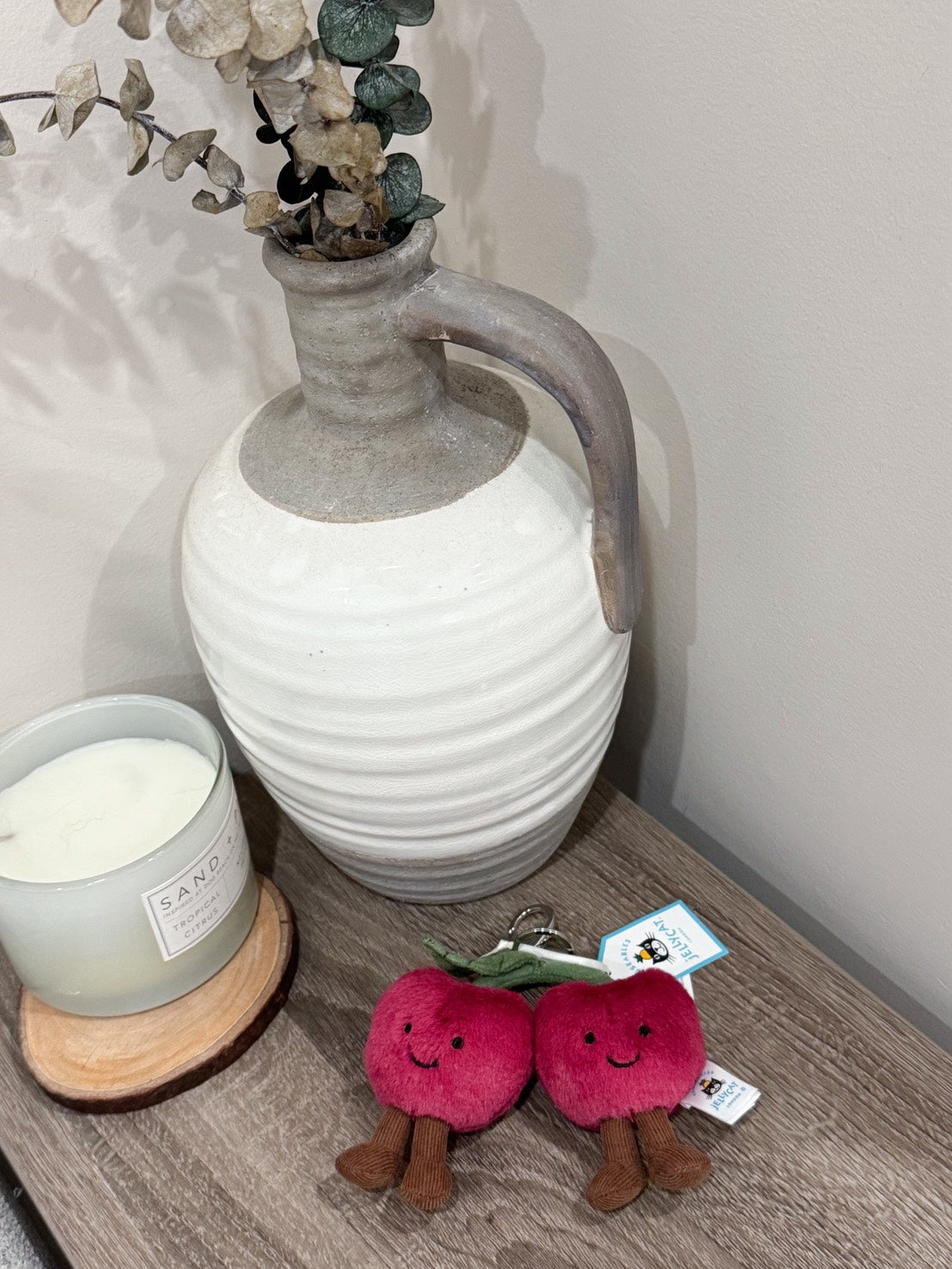 全新 Jellycat 正品|可愛櫻桃吊飾/鑰匙圈 🍒 (2025新品 Cherries Bag Charm