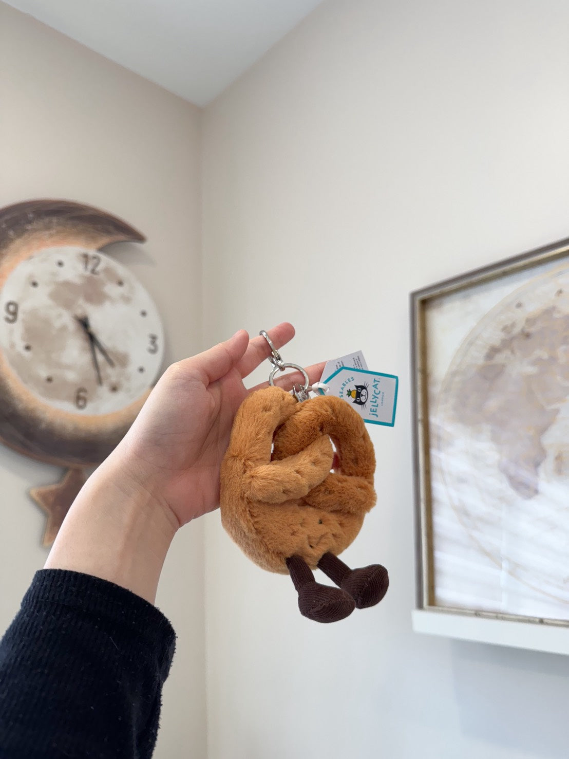 全新Jellycat正品|趣味蝴蝶椒鹽餅/蝴蝶餅扭結 吊飾 鑰匙圈Amuseable Pretzel Bag Charm