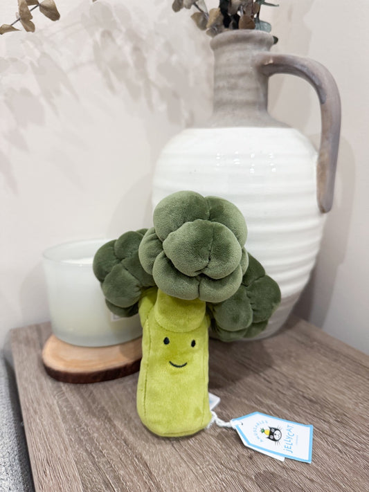 全新 Jellycat 正品|迷人綠色花椰菜🥦 (台灣絕版款Vivacious Vegetables Broccoli