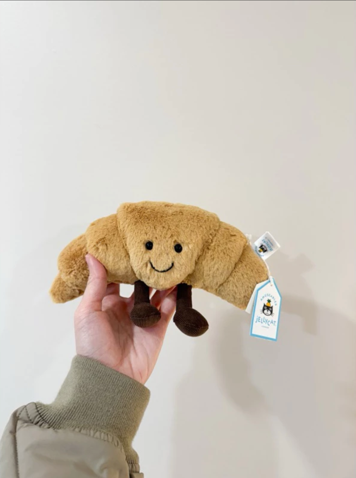 全新 Jellycat 正品｜趣味酥皮可頌娃娃 20公分 Amuseable  Croissant