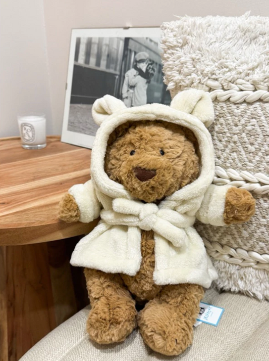 全新Jellycat正品｜浴袍巴塞羅熊🐻28公分 Bartholomew Bear Bathrobe （超稀有