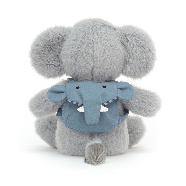 全新 Jellycat 正品｜上學大象/背包大象/揹書包22公分🐘 （台灣絕版品 Backpack Elephant