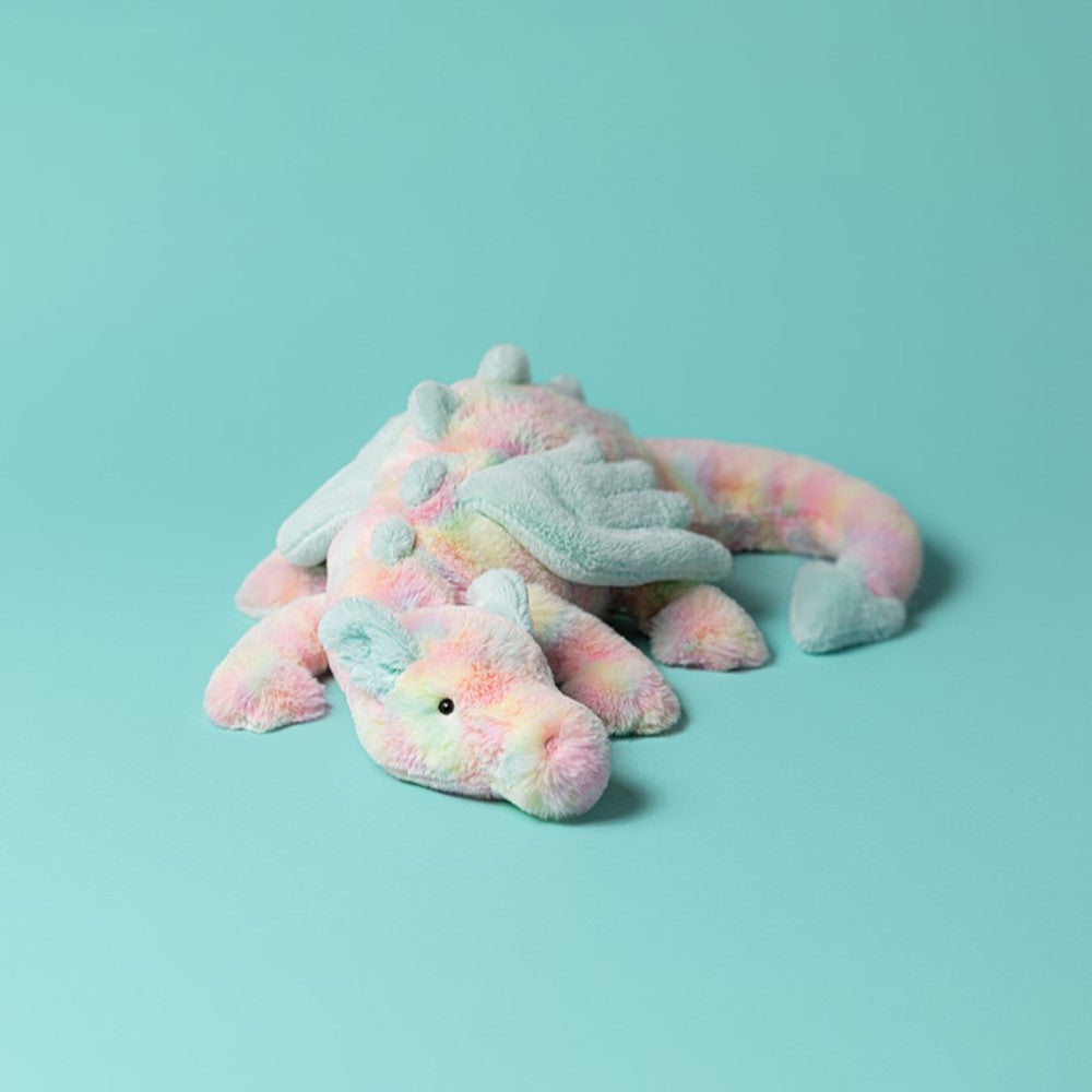 全新 Jellycat 正品｜彩虹糖雪龍/夢幻雪龍/泡泡糖雪龍/彩虹龍🌈 50公分/66公分Lazulia Dragon