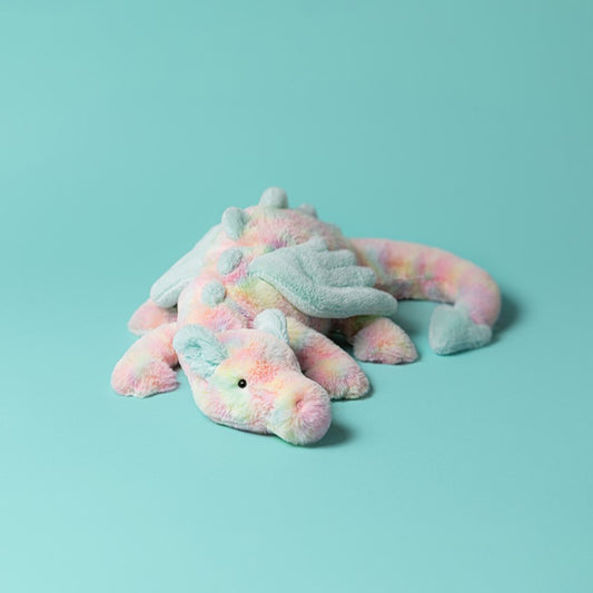 全新 Jellycat 正品｜彩虹糖雪龍/夢幻雪龍/泡泡糖雪龍/彩虹龍🌈 50公分/66公分Lazulia Dragon