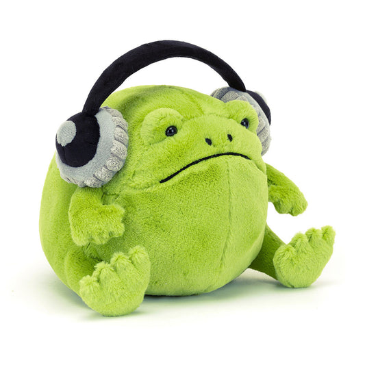 全新 Jellycat 正品｜搖滾耳機哭哭蛙/大眼蛙🐸 Ricky Rain Frog Headphones