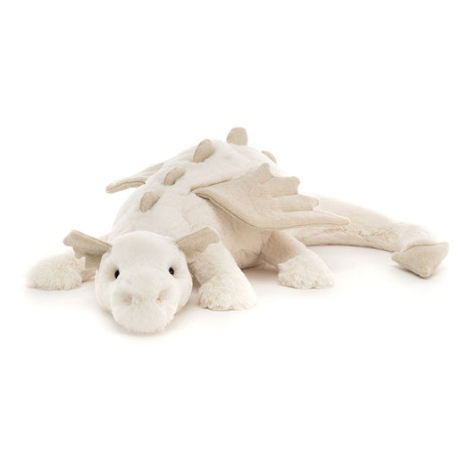 全新Jellycat正品｜白色夢幻雪龍 / 白色雪龍 🤍 50公分 Snow Dragon