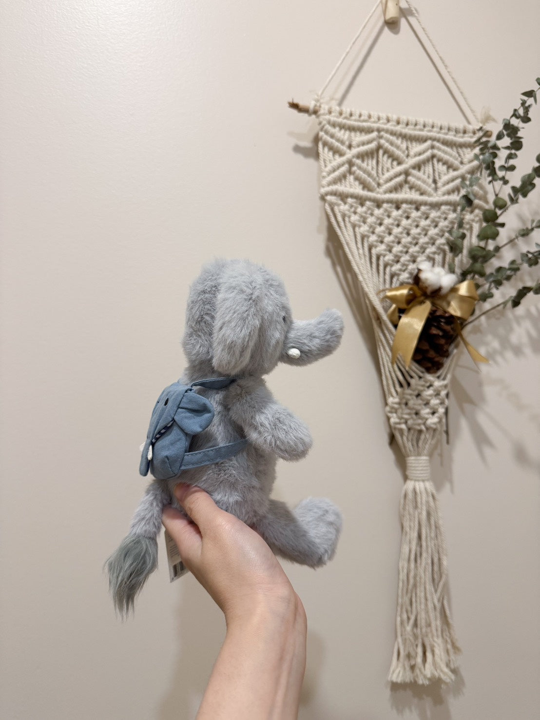 全新 Jellycat 正品｜上學大象/背包大象/揹書包22公分🐘 （台灣絕版品 Backpack Elephant