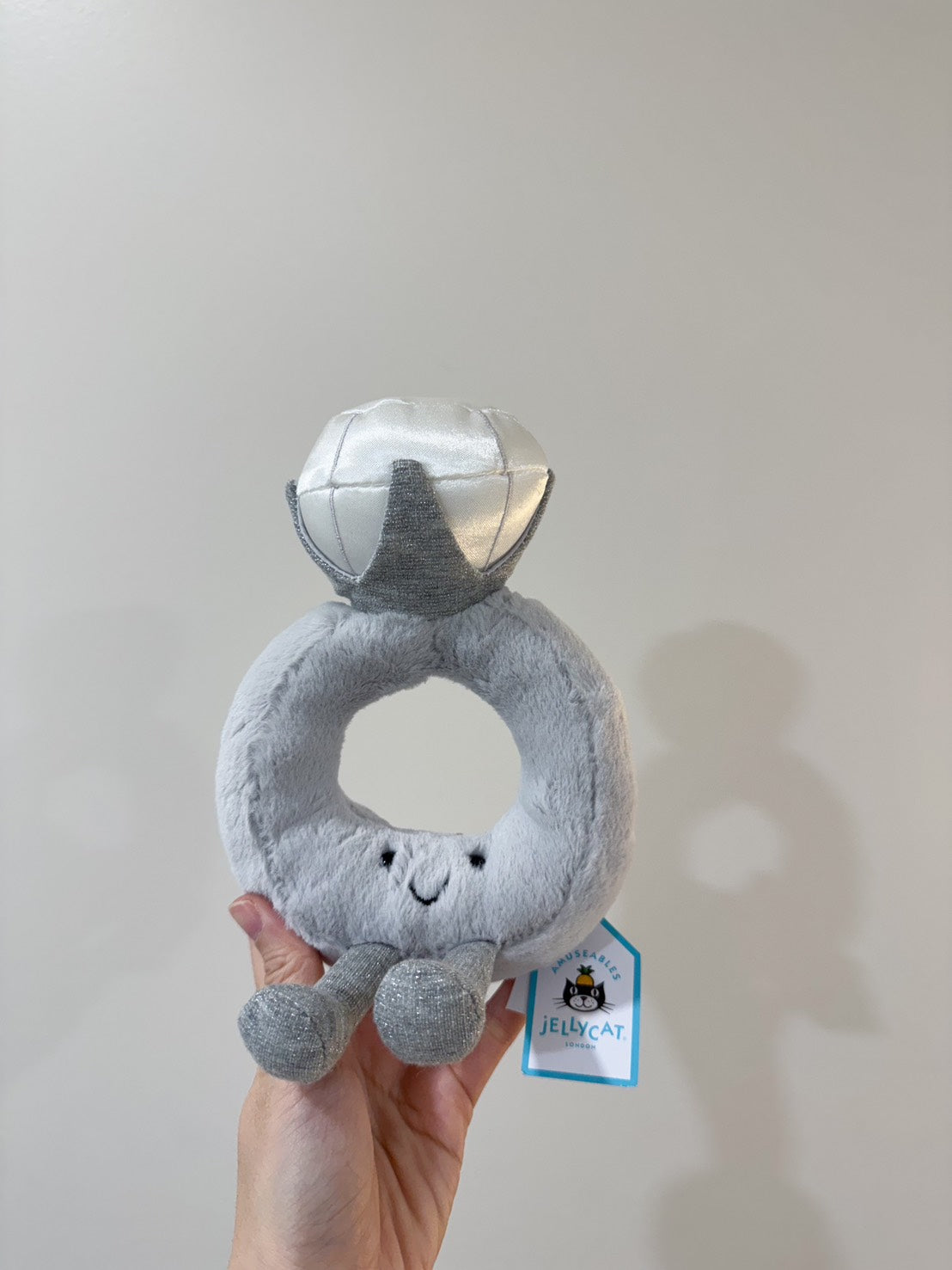 全新 Jellycat 正品｜趣味婚戒💍鑽戒/戒指 Amuseable Diamond Ring