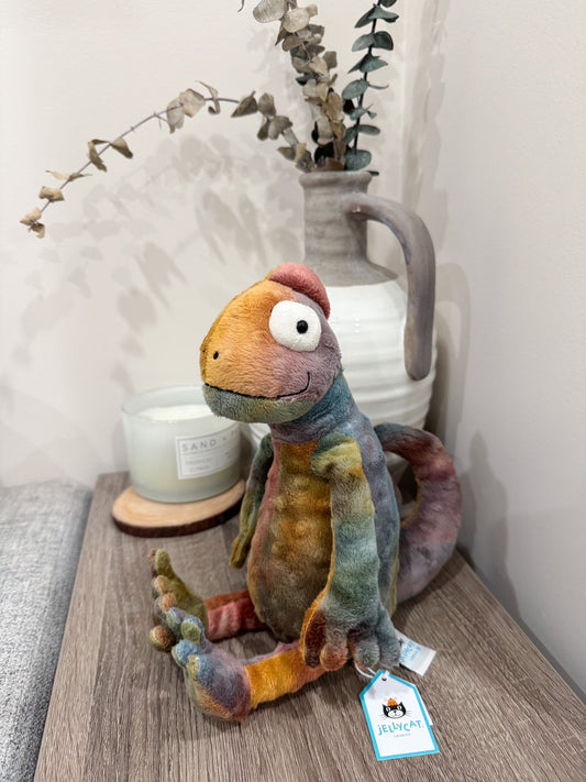 全新 Jellycat 正品｜稀有可愛變色龍🤎29公分 Colin Chameleon