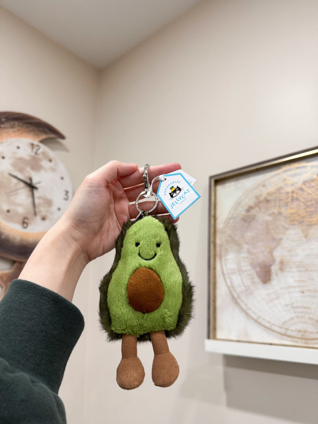 全新 Jellycat 正品｜趣味酪梨🥑吊飾/鑰匙圈（台灣絕版品 Amuseable Avocado Bag Charm